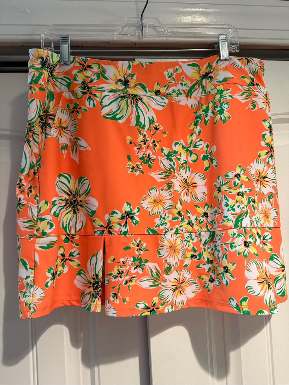 Aryeh Orange Floral Mini Skort